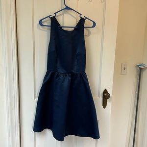 Midnight blue cocktail dress